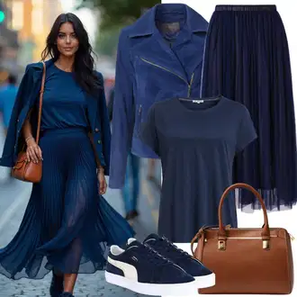 Kratka outfit mit Temno modra/Temno siva/Modra/Črna/Siva/Svetlo siva Jakna z voskom/Srajčna jakna/Cargo jakna/Vintage Usnjena Jakna/Jakna iz Umetnega Usnja/Trajnostna Jakna zadig&voltaire "Udoben pomladni outfit"