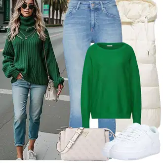 Outfity na zimu Krátká s Bílá/Modrá Skate Bota/Nízká Teniska/Teniska na platformě/Kožené tenisky Nike Sportswear "Zimní Outfity"