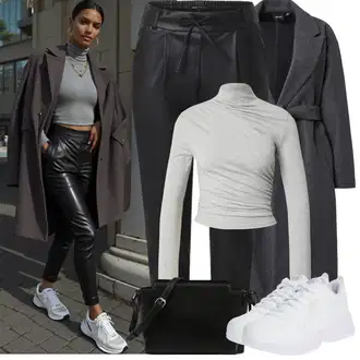 Kombinacije za zimu Culotte sa Crna/Bijela/Smeđa/Zeleno/Narandžasta Hlače od Umjetne Kože/Jeggings/Kožne tajice/Tajice Kožnog Izgleda/Kožna Hlača/Skinny Hlače/Treggings Only "Zimske Odjeće"