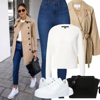 Outfity na zimu s Bílá Nízká Teniska/Úzká Teniska/Kožené Tenisky/Teniska na platformě Adidas Originals "Zimní Outfity"