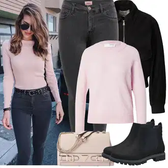 Kombinacije za zimu Visoki Struk Denim/Traper sa Svjetlosiva/Tamnosiva/Siva Jeggings/Skinny Hlače/Traper Tajice Only "Zimske Odjeće"