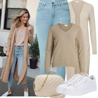 Outfity na zimu s Bílá Nízká Teniska/Teniska s dírkovaným vzorem/Úzká Teniska/Teniska na platformě Puma "Zimní Outfity"