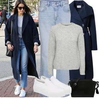 Kombinacije za zimu Estetika sa Krem/Bijela Tenisica s platformom/Mokasinke s platformom/Tenisica bez vezica About You "Zimske Odjeće"Look: Stil, Bad Taste, Estetika, Skater, Unisex, klasický