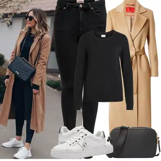 Outfity na zimu s Černá/Tmavě modrá Džínové Legíny/Jeggings/Push up Kalhoty/Skinny Kalhoty Only "Zimní Outfity"