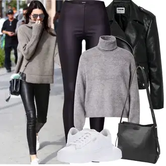 Outfity na zimu s Bílá Nízká Teniska/Teniska s dírkovaným vzorem/Úzká Teniska/Teniska na platformě Puma "Zimní Outfity"