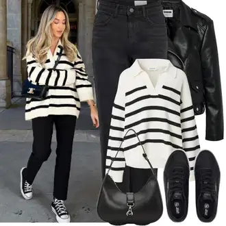 Outfity na zimu s Černá Nízká Teniska/Teniska na platformě/Kožené Tenisky/Skate Bota Puma "Zimní Outfity"