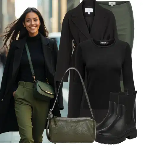 Kombinace Tmavě Zelená/Zelená/Khaki Tregíny/Kalhoty z Umělé Kůže/Legíny Vinylový Legín/Legíny s Rozparkem/Kožený Legíny/Jeggings/Legíny s Vysokým Pasem/Skinny Kalhoty/Legíny Kožený Vzhled Object