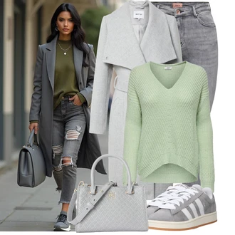 Outfit sa Tommy Hilfiger "Moderan zimski outfit"