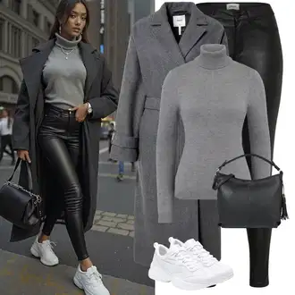 Outfit s Bílá/Krémová Sport Bota na fitness/Tréninková bota/Tenisová bota/Běžecká bota/Gymnastická bota Puma "Zimní look"
