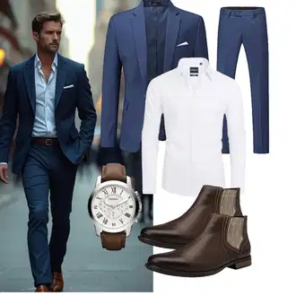 Hütten Outfit mit DEMEANOR "Business Outfit"Look: Weihnachten, Vatertag, Valentinstag, Bar, Wasen, Hütten