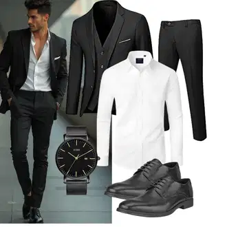 Business Outfits mit Schwarz/Dunkelgrau Generic "Business Outfit"