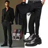 Outfits mit schwarzem Hemd image