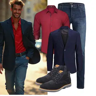 Mini Outfit mit Bugatti "Business Outfit"