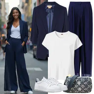 Chic outfity "Chladnější vzhled pro jaro"