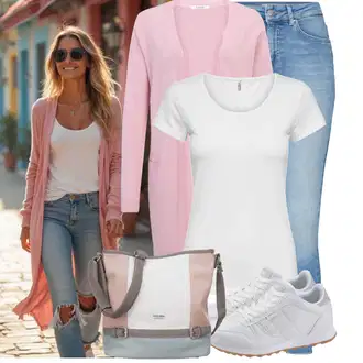 Outfit s Oranžová/Hnědá/Béžová/Bílá/Krémová Pohodlná Bota/Bezpečnostní bota/Lodička s Přezkou/Teniska s dírkovaným vzorem/Tenisky s Bočním Zipem/Bota Na Pěší Turistiku/Nízká Teniska/Teniska na platformě/Zdravotní bota Skechers "Cool outfity na volný čas"