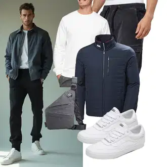 Rundhals Outfit mit Weiß/Creme Women's Fleece Sweatshirts/Sport Sweatshirt Indicode "Freizeit Outfit"
