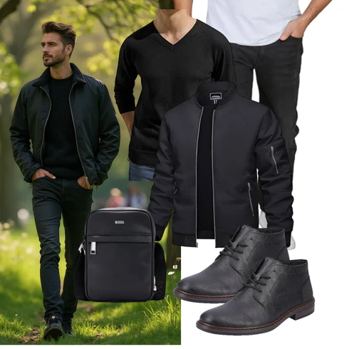 Baseball Dunkelgrau/Schwarz/Grau Jacke mit Seitlichem Reißverschluss/FliegerJacke/FrühlingsJacke/CollegeJacke/NylonJacke/BomberJacke TACVASEN kombinierenLook: Baseball, Fußball, Tennis, Laufen, Freizeit, Reiten, Joggen