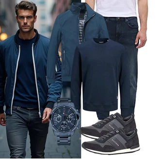 Outfit mit Outdoorjacke/Leichte Jacke YOUTHUP "Freizeit Outfit"