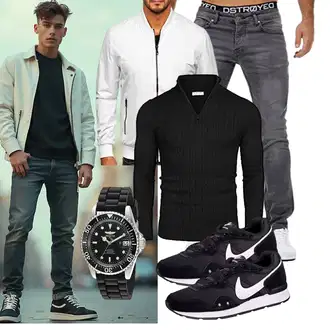 Jeans Outfits "Freizeit Outfit"