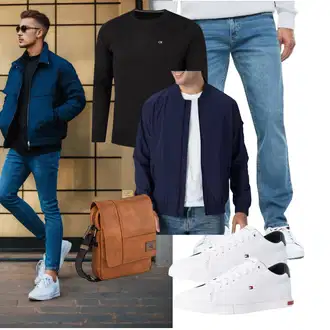 Outfit mit Schwarz Unkategorisiert Calvin Klein "Freizeit Outfit"