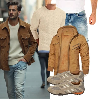 Wandern Winter Outfit mit HOOD CREW "Freizeit Outfit"Look: Wandern, Freizeit, Trekking