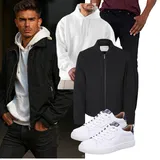 Weiße Jeans Outfits image