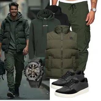 Tapered Outfit mit Jeansweste Ragwear "Freizeit Outfit"