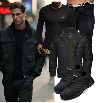 Freizeit Outfits Business Winter mit Leif Nelson "Freizeit Outfit"Look: Casual, Classic, Coole, Elegant, Moderne, Chill, Stil, Business, Feine, Empire, Dad