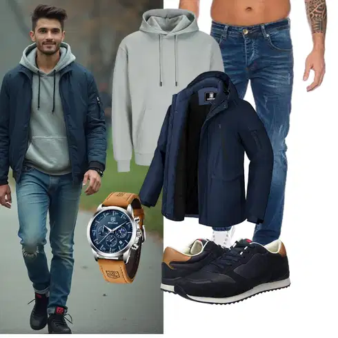 Blau/Dunkelblau/Hellblau Wasserdichte Jacke/Winterjacke/Segeljacke/Wanderjacke/Winter Parka/2in1 Jacke/Funktionsjacke/Trekkingjacke/Outdoorjacke Pioneer Camp kombinieren