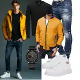 Schwarze Jeansoutfits image