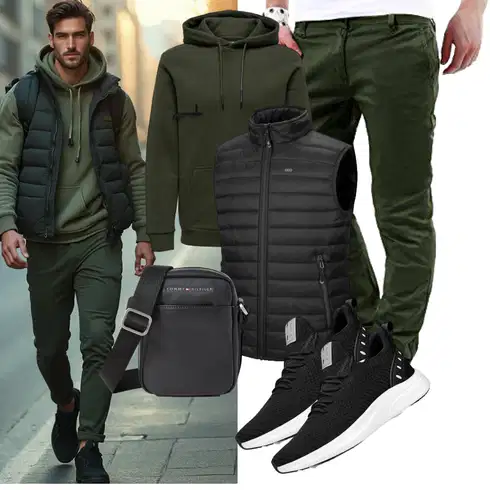 Dunkelgrün Ausgefallener Hoodie/Sport Hoodie/Unisex Hoodie/Hoodie/Kapuzenpullover Only & Sons kombinieren