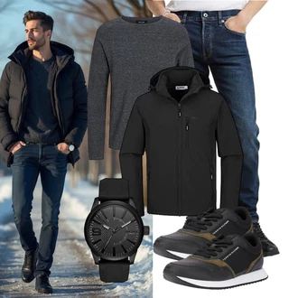 Softshell Outfit mit 33,000ft "Freizeit Outfit"