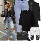 Outfity s chunky teniskami image