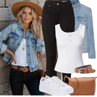 Outfity pro sport Cool s Černá/Vínová Skinny Kalhoty/Kalhoty s Vysokým Pasem/Tregíny/Legíny s Vysokým Pasem/Push up Kalhoty/Jeggings VERO MODA "Jarní Outfit"Look: Styl, Rad, Emo, Cool, Old Money, Venkovní