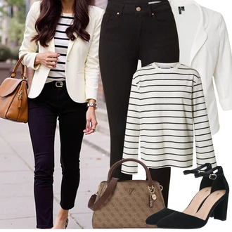 Dlouhé Outfit s Černá/Vínová Skinny Kalhoty/Kalhoty s Vysokým Pasem/Tregíny/Legíny s Vysokým Pasem/Push up Kalhoty/Jeggings VERO MODA "Jarní Outfit"
