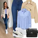 Outfity se zimními teniskami image