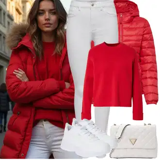 Outfit s Bílá/Krémová Sport Tréninková bota/Gymnastická bota/Běžecká bota/Tenisová bota/Bota na fitness Puma "Jarní Outfit"