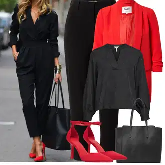 Kombinacije za jesen Old Money sa Crna/Bijela Shopper torba/Ured Za Torbu/Torba za nošenje/Poslovna Torba/Veliki džep/Velika torba About You "Proljetni Outfit"Look: cool, Premium, Poslovni, Old Money, Ured