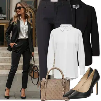 Outfit s Černá Krátké Sako/Kožená bunda pro muže/Pletený Sako/Blejzrové Bund/Kožená Pánská Bund/Dlouhý Sako/Boyfriend Sako/Oversize Sako/Smokingové sako/Teplákový blejzr/Kožená bunda/Elegantní Sako/Blůzové Sako Only "Jarní Outfit"
