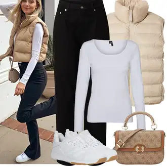 Kombinacije za zabavu Od 40 godina sa Crna Bootcut Hlača/Boyfriend Hlače/Stolarska hlača/Hlače sa Naramenicama od Somota/Samt Hlače/Hlače Visokog Struka/Hlače s Prorezom/Ravna Hlača/Hlača od Kepera rÆre by lorena rae, Siva/Krem/Bijela/Srebro/Ljubičasta/Pink Obični top/Duga košulja/Muške tenisice za trčanje/Majica dugih rukava/Dugi top VERO MODA, Bijela/Krem Tenisica za košarku/Obuća za trening/gimnastička papuča/cipela za trčanje/tenisica za odbojku/Tenisica za rukomet/Tenisica za fitness/Tenisica za tenis Adidas Performance "Proljetni Outfit"