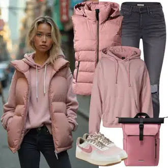 Zvonové kalhoty Outfit s Světle šedá/Šedá/Bílá/Tmavě modrá Cargo Džíny bershka "Jarní outfit"