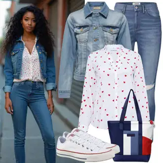 Obepisující Postavu Outfit s Bílá/Krémová Halenkové Body/Halenka s Trychtýřovým Límcem/Halenka se Stojatým Límcem/Kožená bunda pro muže happiness İstanbul "Jarní outfit"