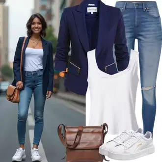 Ležerne kombinacije za ured "Lagani outfit"