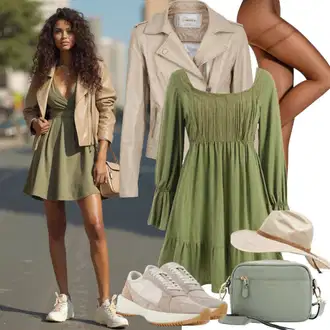 Outfiti Desetletij "Lepa pomladna obleka"
