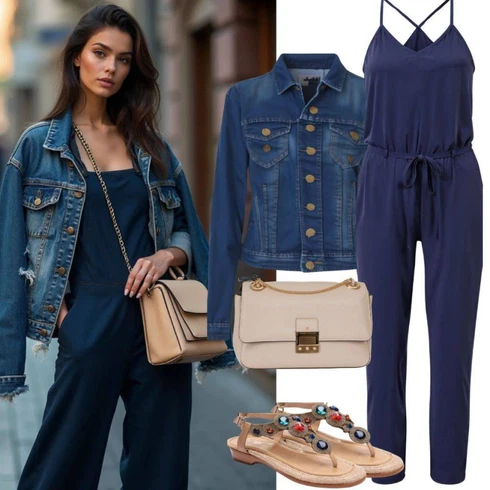 Kombinace Šedá/Modrá/Pastelové barvy/Tmavě modrá Letní Overall/Hrací souprava factory price
