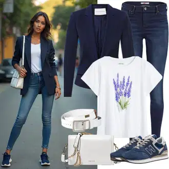 Seksi kombinacije sa Plava/Tamnoplava Traperice Kožna Jakna/Kožne jakne/Traperice s Rupom/Traperice s Prorezom/Push-up Traperice/Čizma do Gležnja levi's ® "Ljetne odjeće"