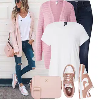 Ležerno Outfit sa Tamnoplava/Plava Skinny Hlače/Jeggings/Traper Tajice LTB "Moderni outfit za proljeće"Look: Rap, cool, Prekrasan, Ležerno, Old Money, Francuske
