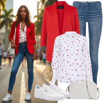 Seksi kombinacije sa Plava/Tamnoplava Traperice Kožna Jakna/Kožne jakne/Traperice s Rupom/Traperice s Prorezom/Push-up Traperice/Čizma do Gležnja levi's ® "Modni proljetni outfit"