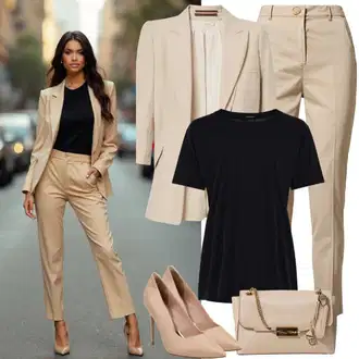 Chic outfity "Obchodní oblek"
