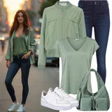 Casual outfits Rdeča za dame image